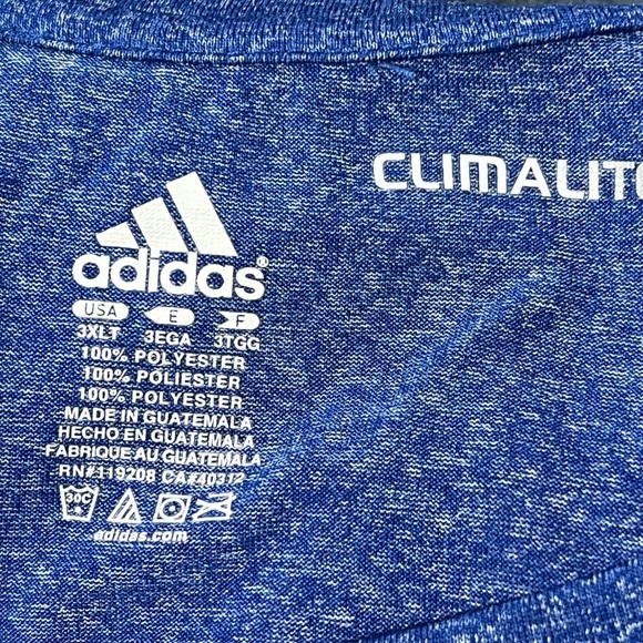 New York Knicks Climalite Adidas NBA Basketball Mens Long Sleeve Shirt - Picture 5 of 5